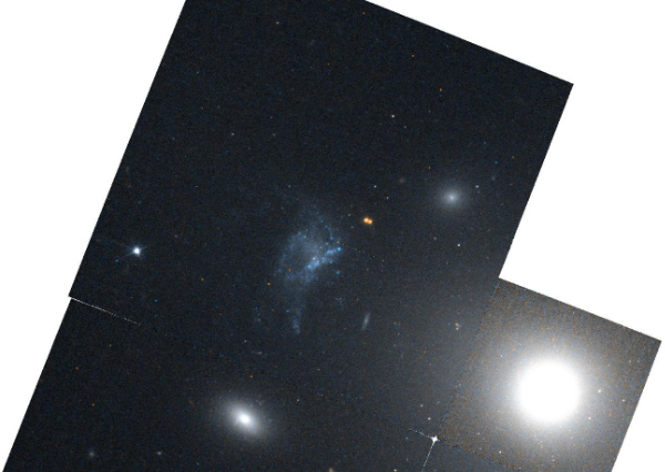 Hubble Space Telescope (HST) image of Minkowski's object