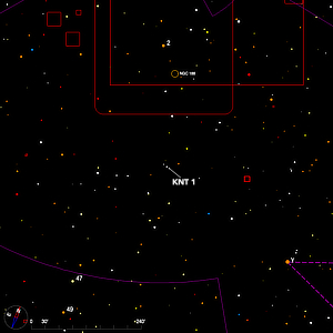 Tiny finder chart for the double star KNT 1 in Cepheus