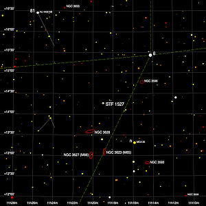 Tiny finder chart for the double star STF 1527 in Leo