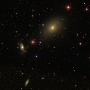This image of Arp 232 was provided by the Sloan Digital Sky Survey (SDSS)