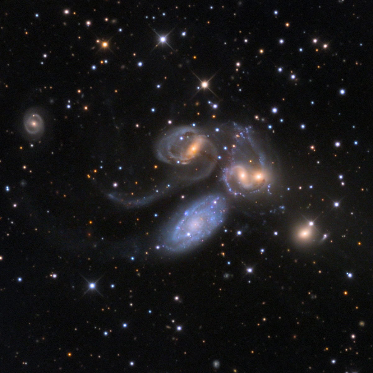 Stephan’s Quintet in Pegasus - Image Courtesy of Adam Block/Mount Lemmon SkyCenter/University of Arizona