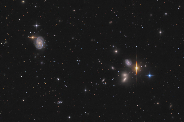 Hickson 68 galaxy group in Cane Venatici - Image Courtesy of Thomas Henne