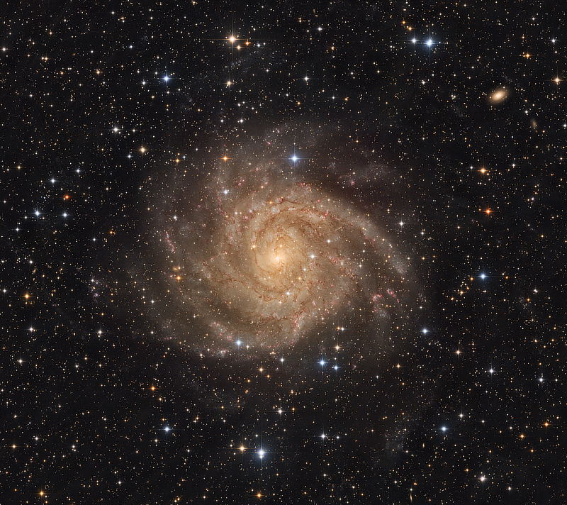 Spiral Galaxy IC 342 in Camelopardalis courtesy of Josef Pöpsel, Frank Sackenheim and Stefan Binnewies (Capella Observatory)