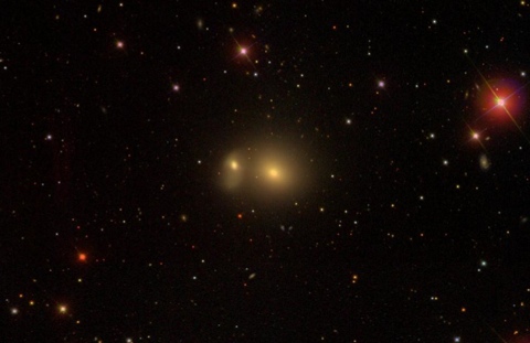 NGC 1587 and 1588 - Image Courtesy the Sloan Sky Survey