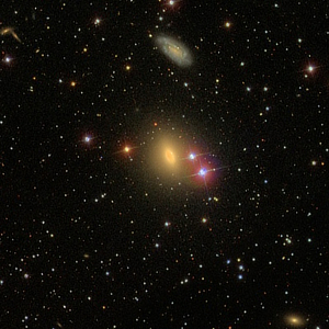 Galaxies NGC 1161 and NGC 1160 in Perseus by the Sloan Digital Sky Survey (SDSS)