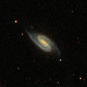 An image of galaxy NGC 2854 in Ursa Major provided by the Sloan Digital Sky Survey (SDSS)
