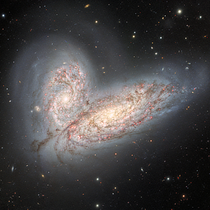 Galaxy Pair NGC 4567/68 in Virgo - International Gemini Observatory/NOIRLab/NSF/AURA
