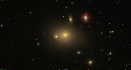 NGC741 Group - Image Courtesy the Sloan Digital Sky Survey