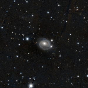 An image of galaxies NGC 797 and NGC 801 in Andromeda provided by Pan-STARRS1 Surveys
