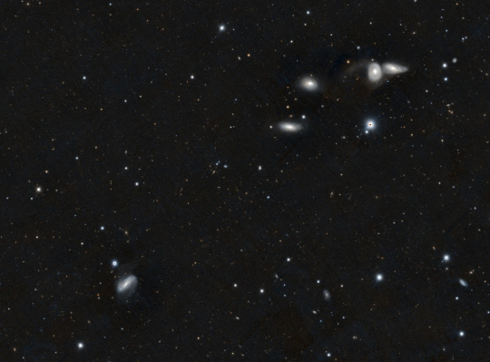 Image of the NGC 833 group was provided by the Pan-STARRS1 Surveys