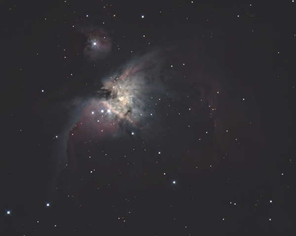 An image of the Trapezium region of M42 by David Davies
