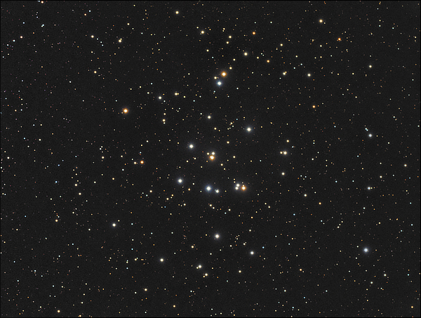 An image of open cluster Messier 44 in Cancer provided by Dan Crowson.