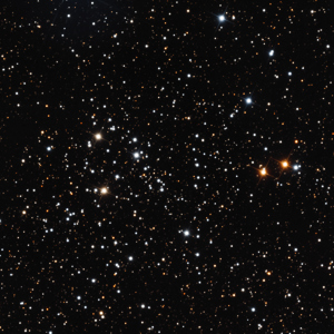 An image of open cluster NGC 129 provided by Bob Franke