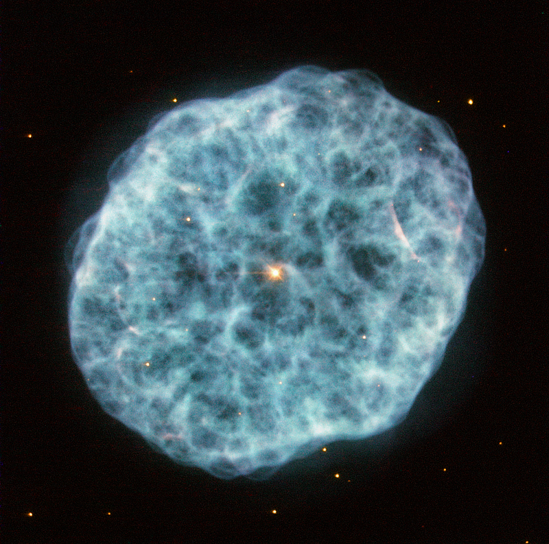 An image of planetary nebula NGC 1501 in Camelopardalis provided by ESA/Hubble & NASA; acknowledgement: Marc Canale