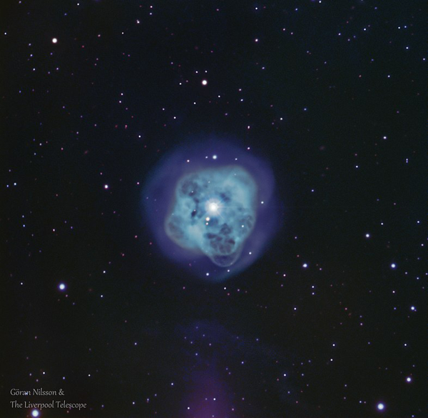 Planetary Nebula NGC 1514 in Taurus - Credit: Göran Nilsson and The Liverpool Telescope
