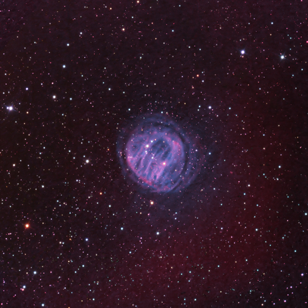 Planetary Nebula HDW 2 (Hartl-Dengl-Weinberger 2) or Sharpless 2-200 in Cassiopeia courtesy of Don Goldman