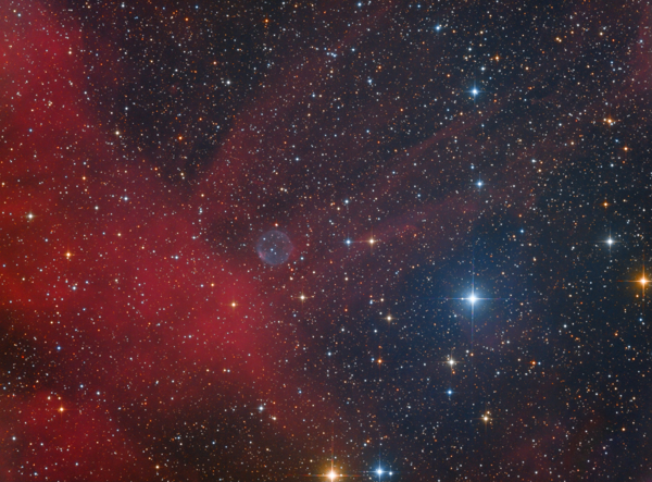An image of planetary nebula Weinberger 1-10 in Cygnus courtesy of Jens Zippel