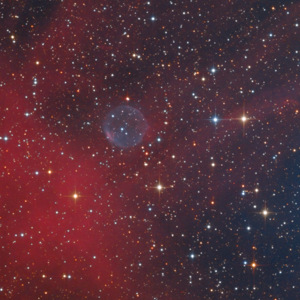 An image of planetary nebula Weinberger 1-10 in Cygnus courtesy of Jens Zippel
